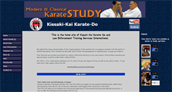 Desktop Screenshot of kissakikarate.com