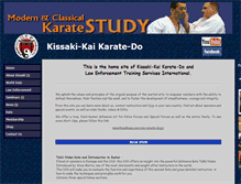 Tablet Screenshot of kissakikarate.com